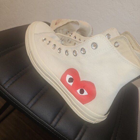 Converse x Comme des Garçons PLAY Chuck 70 - Men’s Size 9 - Picture 1 of 7